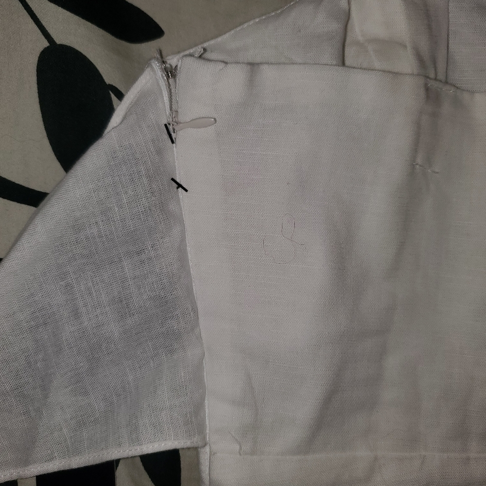 NEW NWT Lulus Louetta White Button-Down Mini Dress - Picture 9 of 10
